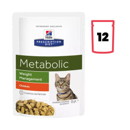 Hill's Prescription Metabolic, Comida húmeda para gatos - Kompymascotas