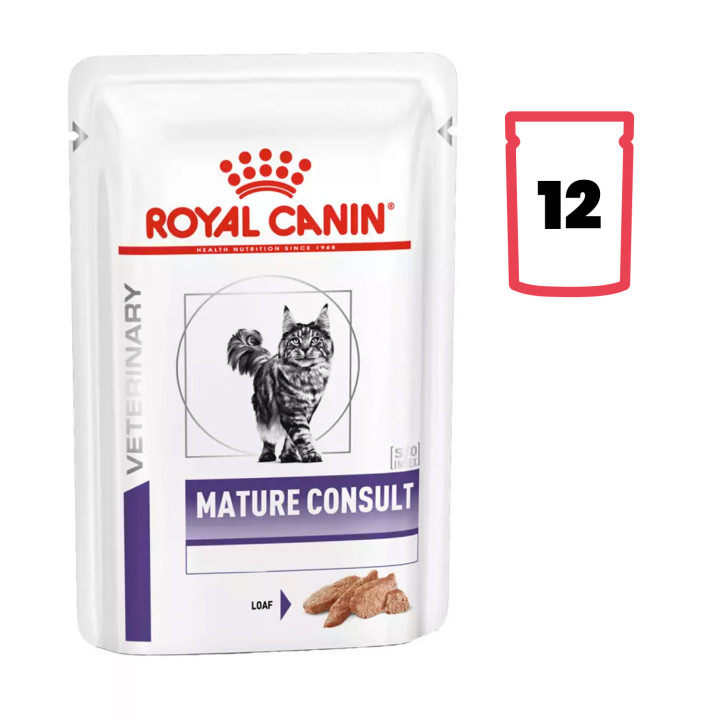Comida húmeda para gatos Royal Canin Senior Consult Stage 1 - Kompymascotas