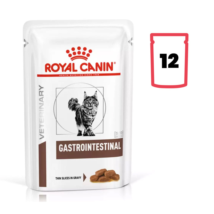 Comida húmeda para gatos Royal Canin Veterinary Diet Gastro Intestinal - Kompymascotas