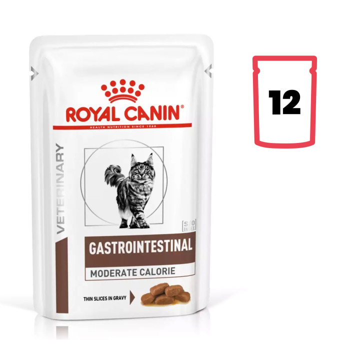 Comida húmeda para gatos Royal Canin Veterinary Diet Gastro Intestinal  - Kompymascotas