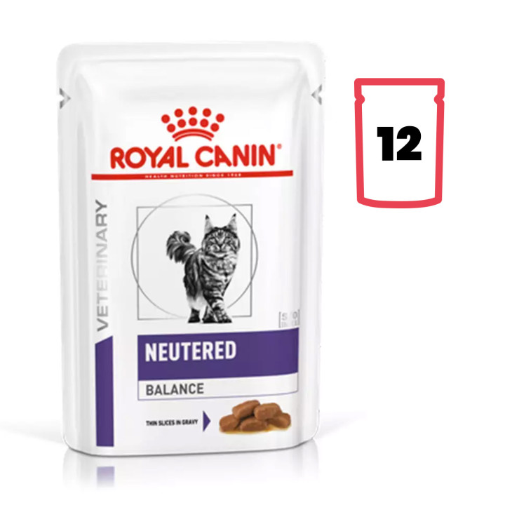 Comida húmeda para gatos Royal Canin Neutered Weight Balance - Kompymascotas