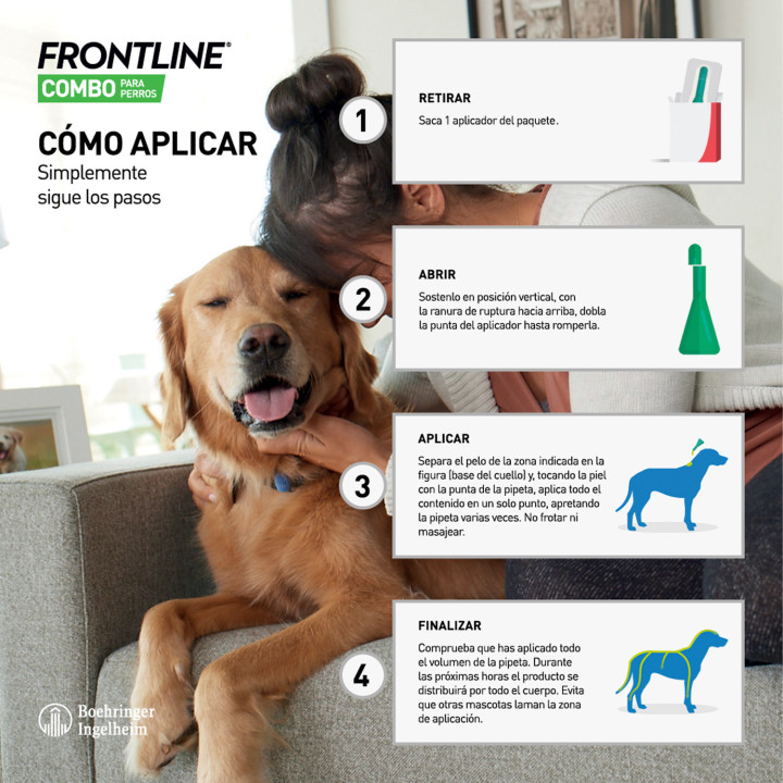 Antiparasitario Frontline Combo Spot On Perros - Kompymascotas