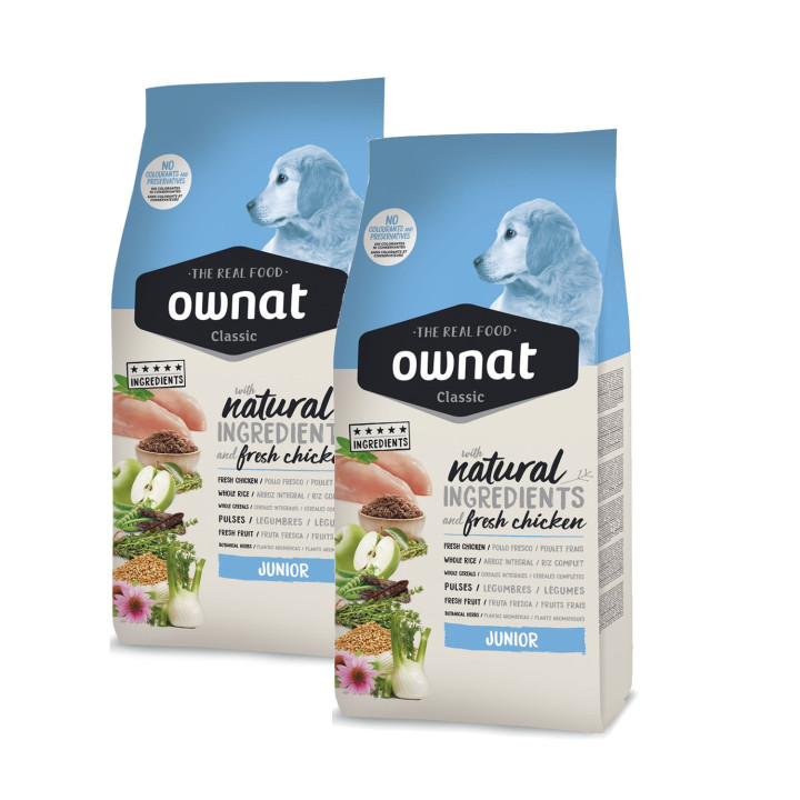 Ownat Classic Junior Pienso para Cachorros y perros - Kompymascotas