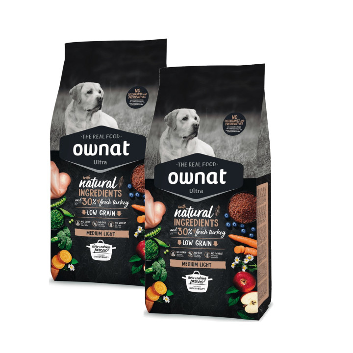 Ownat Ultra Medium Light, pienso para perros - Kompymascotas