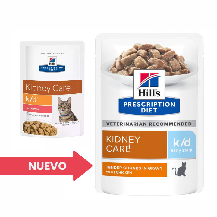 Hill's Prescription salmon, Comida húmeda para gatos - Kompymascotas
