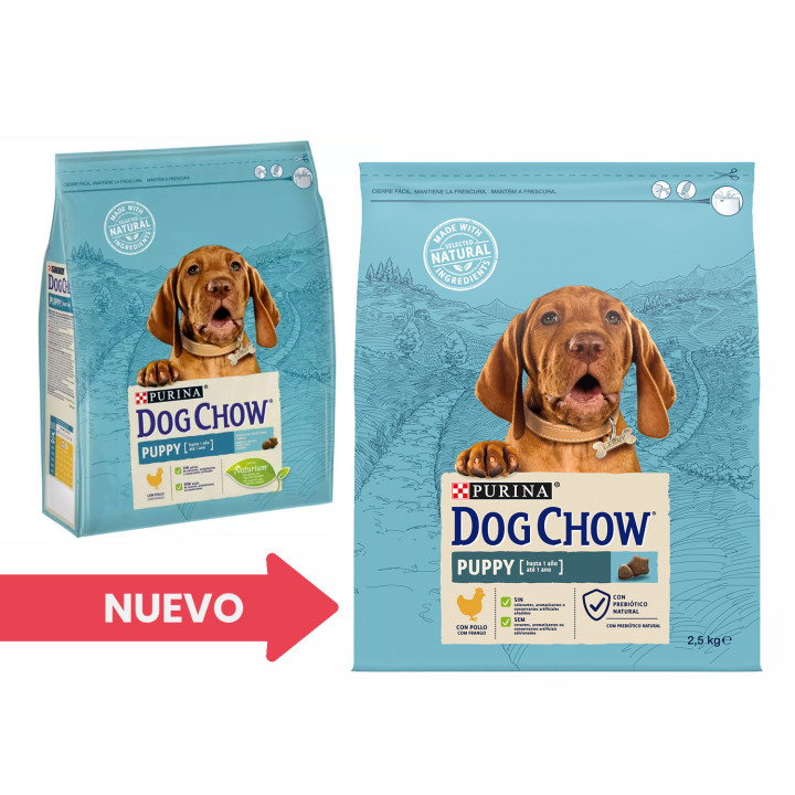Pienso para perros Dog Chow Puppy Pollo - Kompymascotas