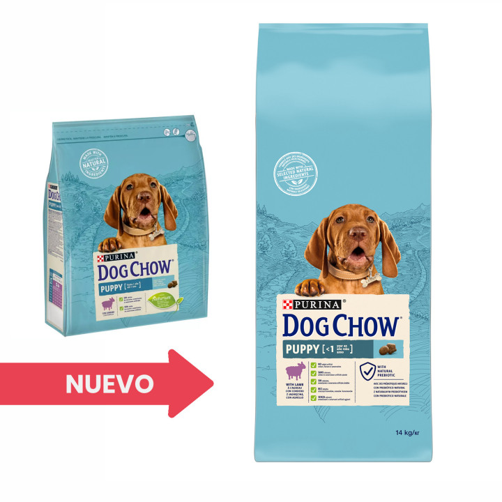 Dog Chow Puppy Cordero, pienso para cachorros - Kompymascotas