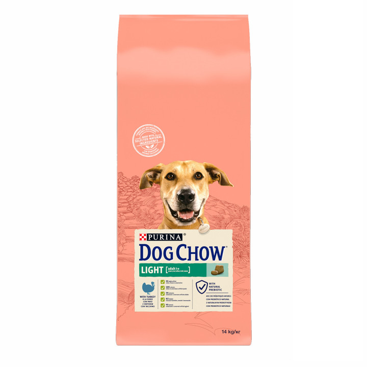 Dog Chow Light Pavo, pienso para perros - Kompymascotas