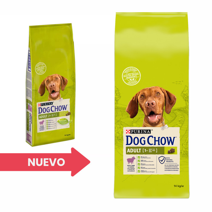 Pienso para perros Dog Chow Adult Cordero - Kompymascotas