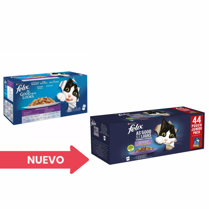 Felix Fantastic Selección de sabores pack surtido 44 x 100g