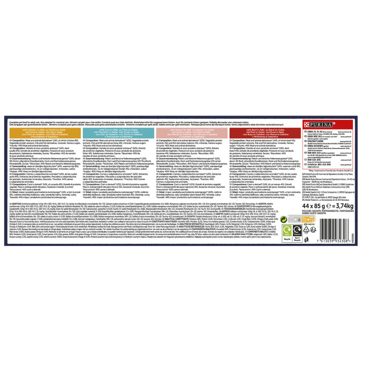 Felix Fantastic Selección de sabores pack surtido 44 x 100g