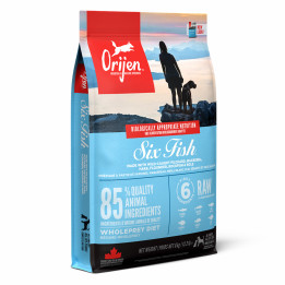 Orijen Six Fish, Natural Perro adulto - Kompymascotas