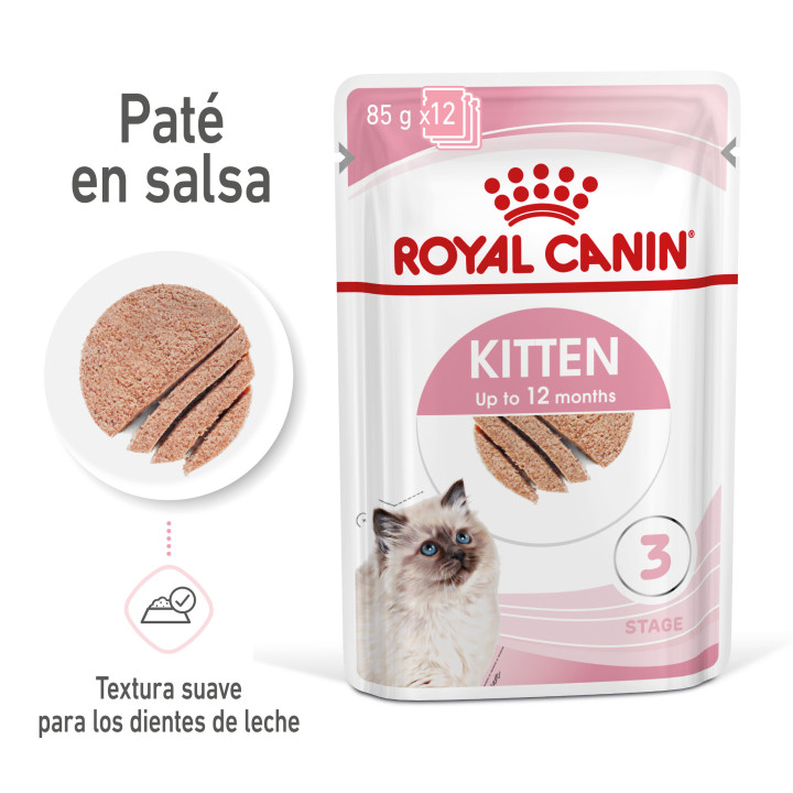 Comida húmeda Royal Canin Kitten (Paté) para gatos - Kompymascotas