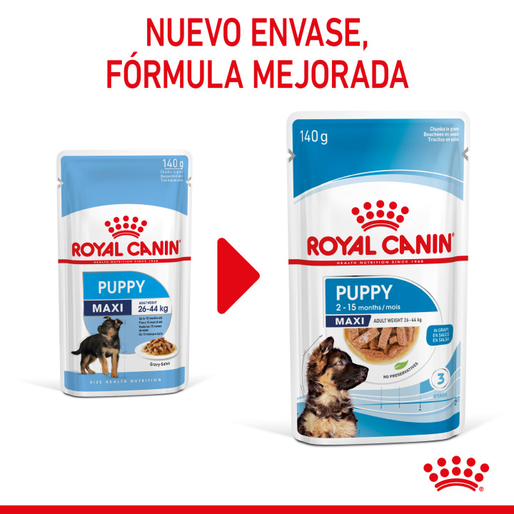 Royal Canin Maxi Puppy comida húmeda para cachorro de razas tamaño grande