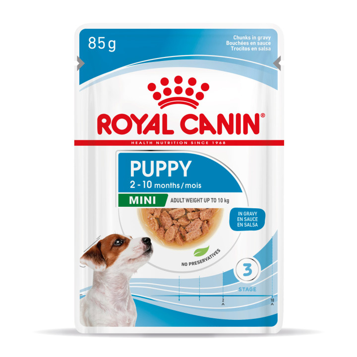 Royal Canin Mini Puppy comida húmeda para cachorro de razas tamaño pequeño