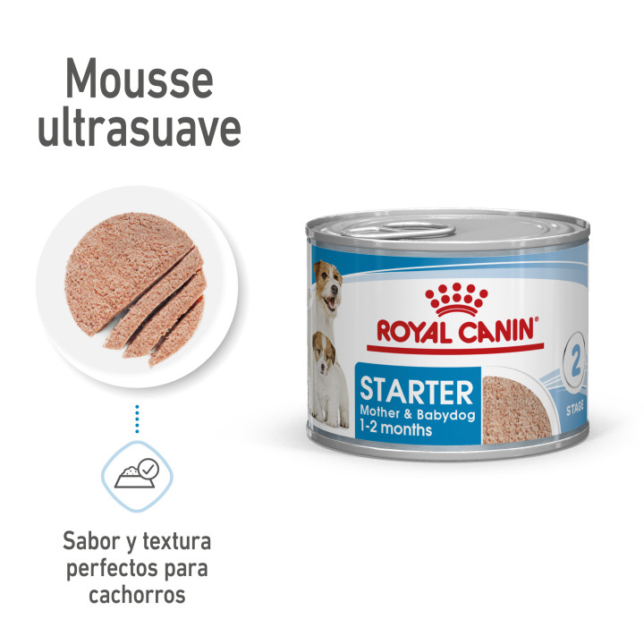 Comida húmeda para perros Royal Canin Health Nutrition Húmedo Starter Mousse - Kompymascotas