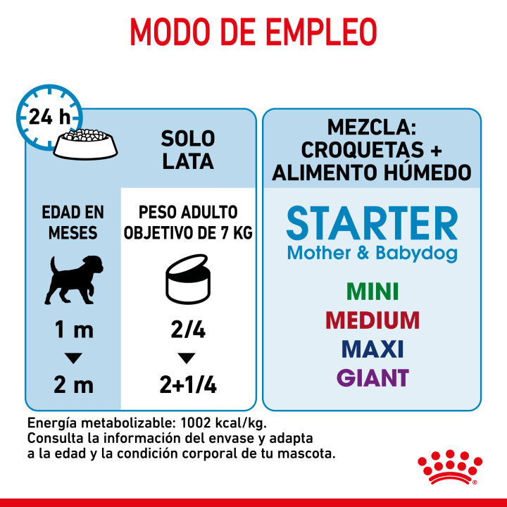 Comida húmeda para perros Royal Canin Health Nutrition Húmedo Starter Mousse - Kompymascotas