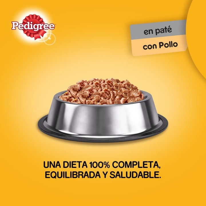 Pedigree Comida Húmeda para perros con Pollo en paté - Lata