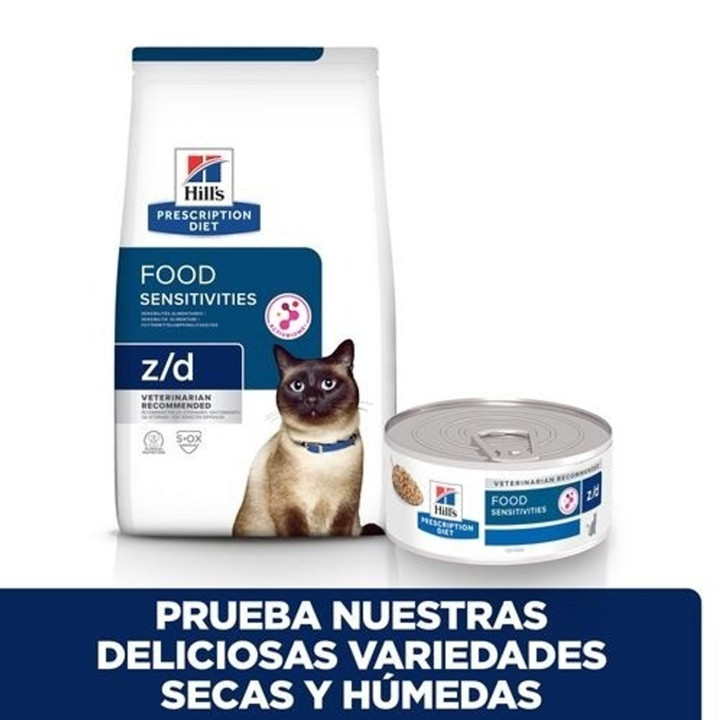 Hill's Prescription Diet Feline z/d Alimento para gatos - Kompymascotas