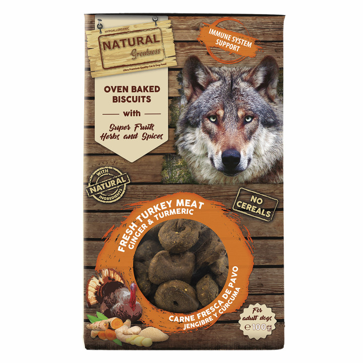 Natural Greatness Galletas horneadas Immune System -Kompymascotas