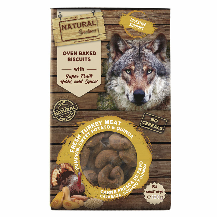 Natural Greatness Galletas Digestive Support - Kompymascotas