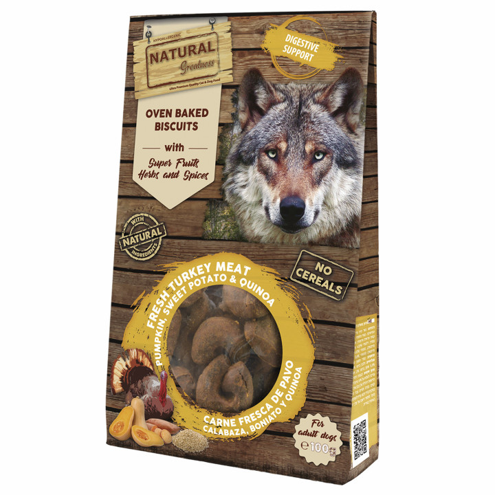 Natural Greatness Galletas Digestive Support - Kompymascotas