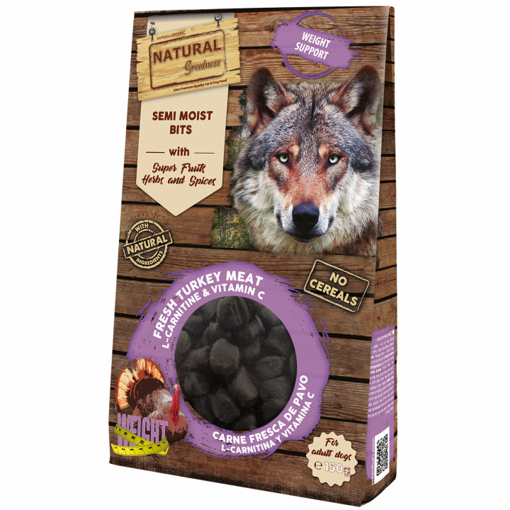 Natural Greatness Bits semihúmedos Weight Support - Kompymascotas