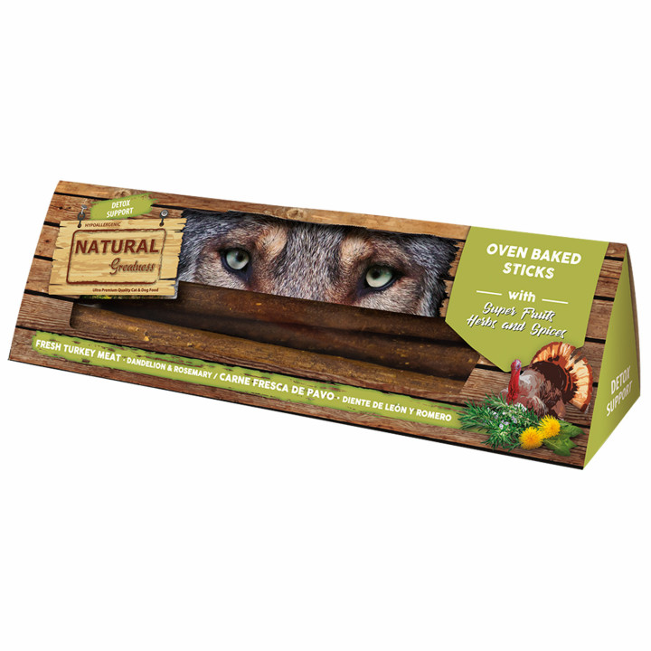 Natural Greatness Sticks horneados Detox Support - Piensomascotas