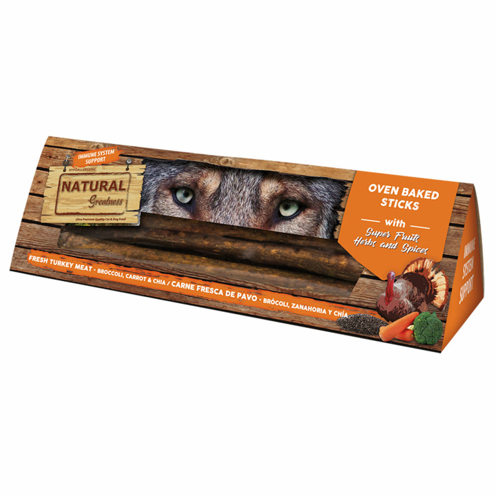 Natural Greatness Sticks horneados Immune System - Kompymascotas