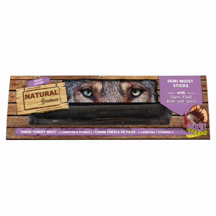 Natural Greatness Sticks semihúmedos Weight - Kompymascotas