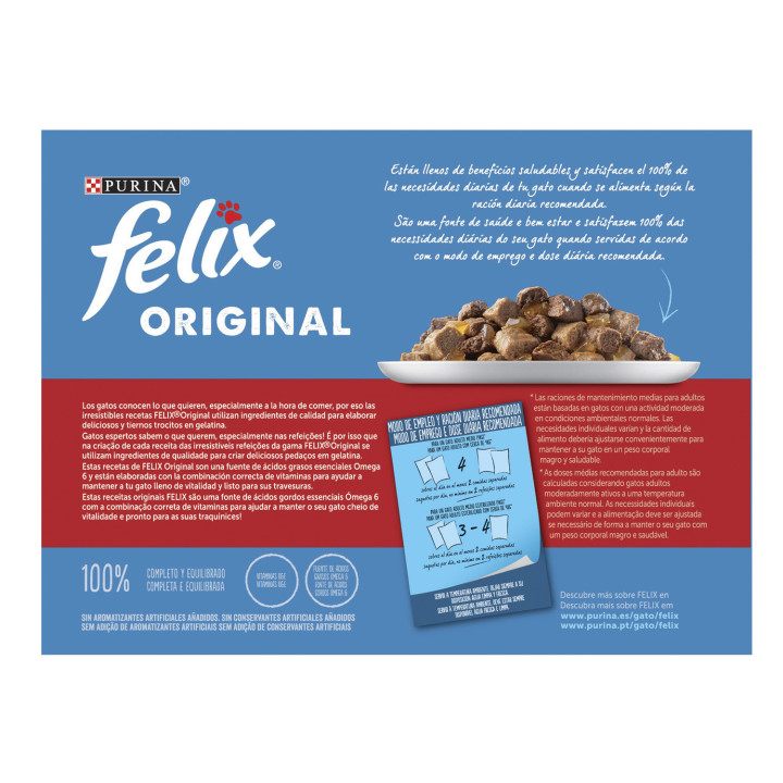 Purina Felix Original Festín de sabores selección del campo