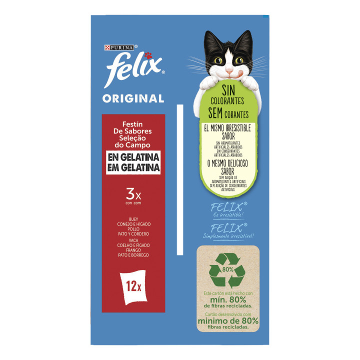 Purina Felix Original Festín de sabores selección del campo