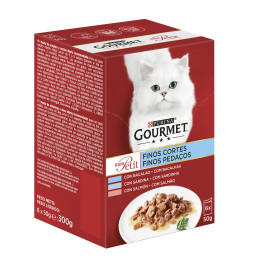PURINA GOURMET Mon Petit Pescados, Comida húmeda para gatos - Kompymascotas