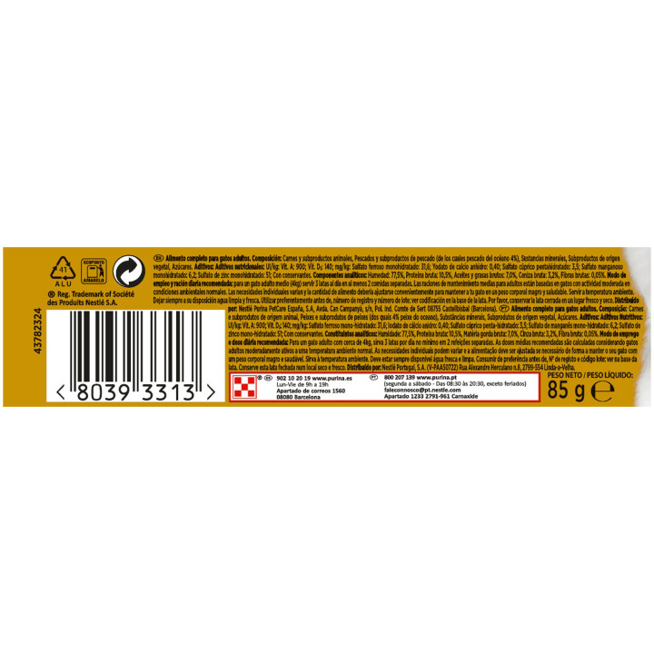 Purina Gourmet Gold Mousse, comida húmeda para gatos - Kompymascotas