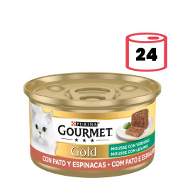 Purina Gourmet Gold Mousse, comida húmeda para gatos - Kompymascotas