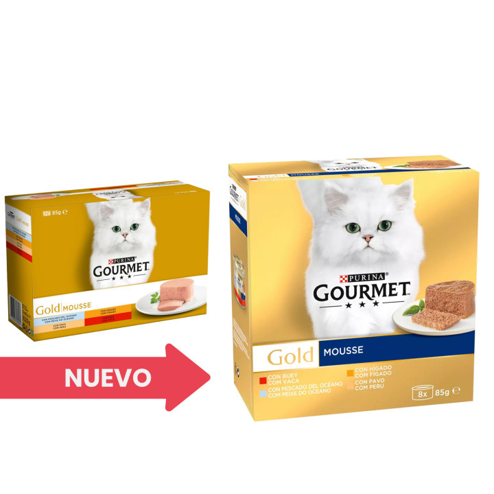 Comida húmeda Purina Gourmet Gold Mousse - Kompymascotas