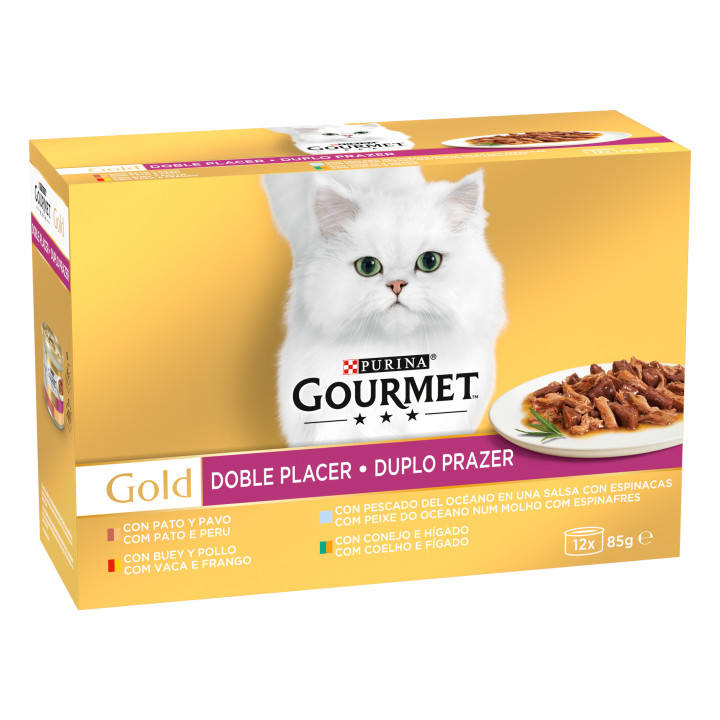 Comida húmeda Purina Gourmet Golg Doble Placer Pack Surtido - Kompymascotas