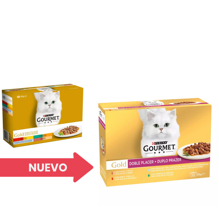 Comida húmeda Purina Gourmet Golg Doble Placer Pack Surtido - Kompymascotas