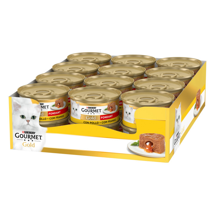 Comida húmeda para gatos Purina Gourmet Gold Fondant - Kompymascotas