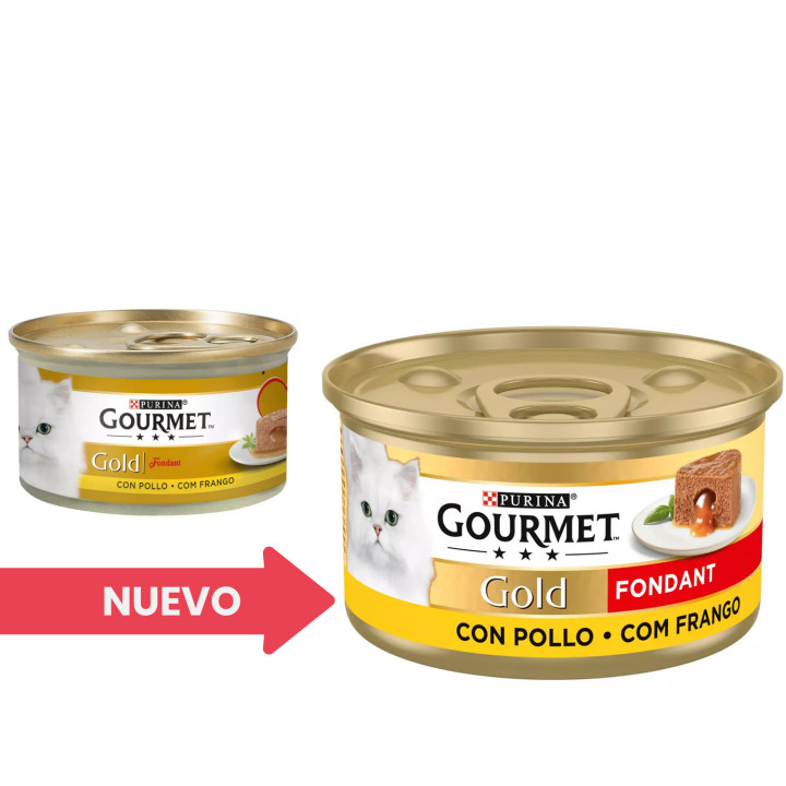 Comida húmeda para gatos Purina Gourmet Gold Fondant - Kompymascotas