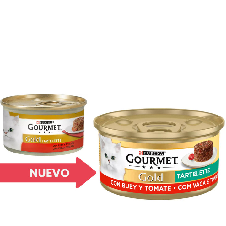 Comida húmeda PURINA GOURMET Gold Tartelette - Kompymascotas