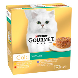 PURINA GOURMET Gold Tartelette, alimento húmedo para gatos - Kompymascotas