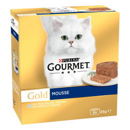 Purina Gourmet Gold Mousse, alimento húmedo para gatos - Kompymascotas