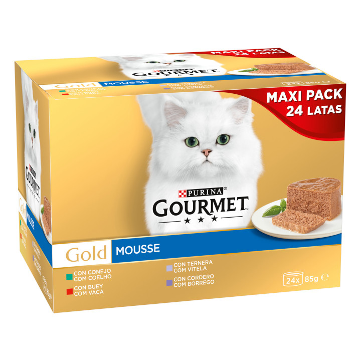 Purina Gourmet Gold Mousse Pack Surtido 96x85g