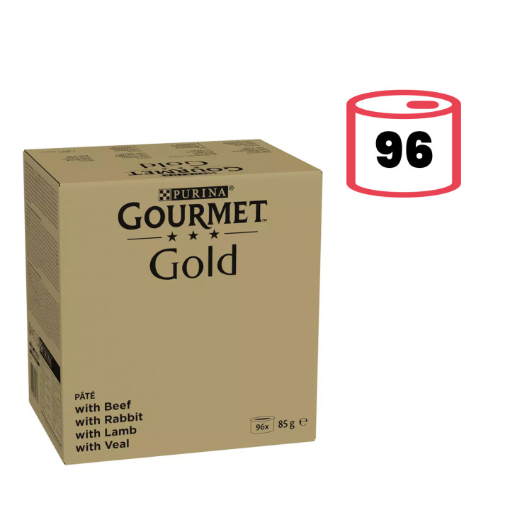 Purina Gourmet Gold Mousse Pack Surtido 96x85g