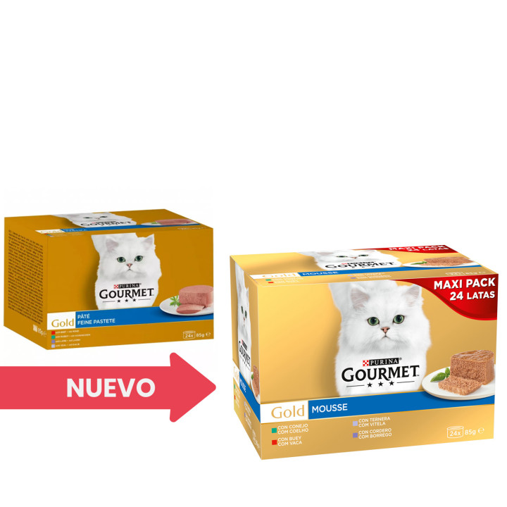 Purina Gourmet Gold Mousse Pack Surtido 96x85g