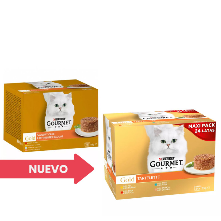 Purina Gourmet Gold Tartelette Pack Surtido 96x85g