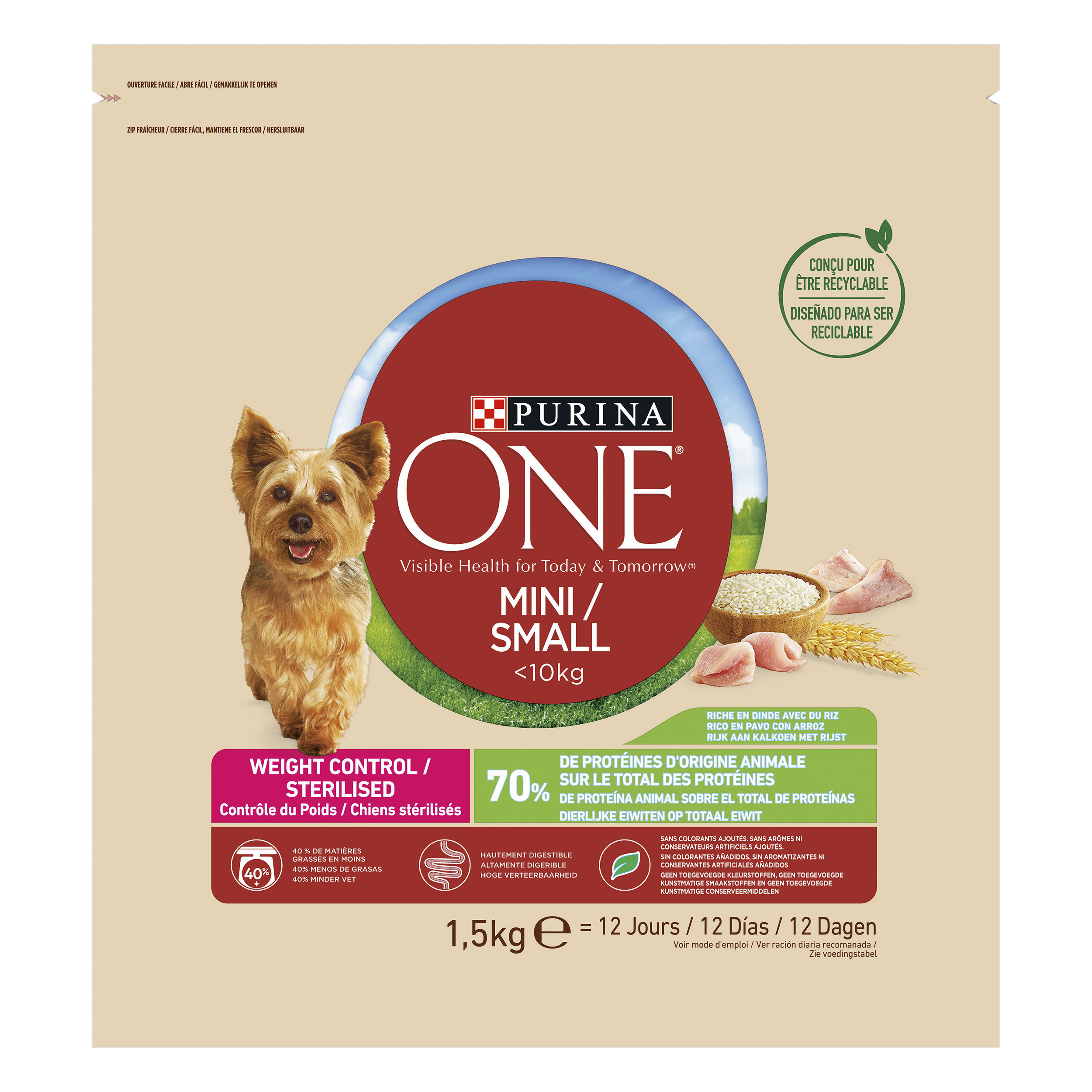 Purina one perro