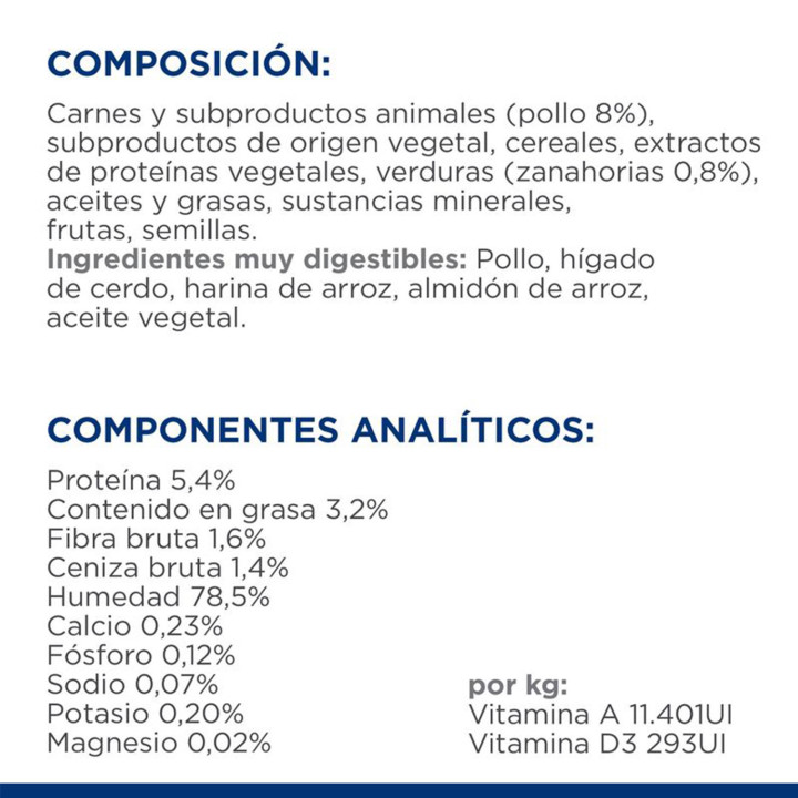 Gastrointestinal GI Biome Estofado para perros con Pollo y Verduras