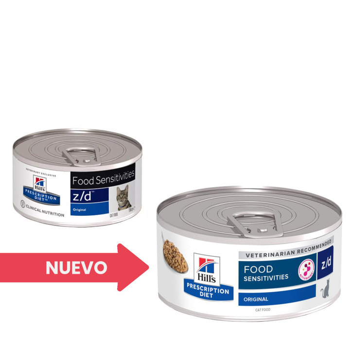 Hill's Prescription Diet Feline z/d (lata) Alimento para gatos - Kompymascotas